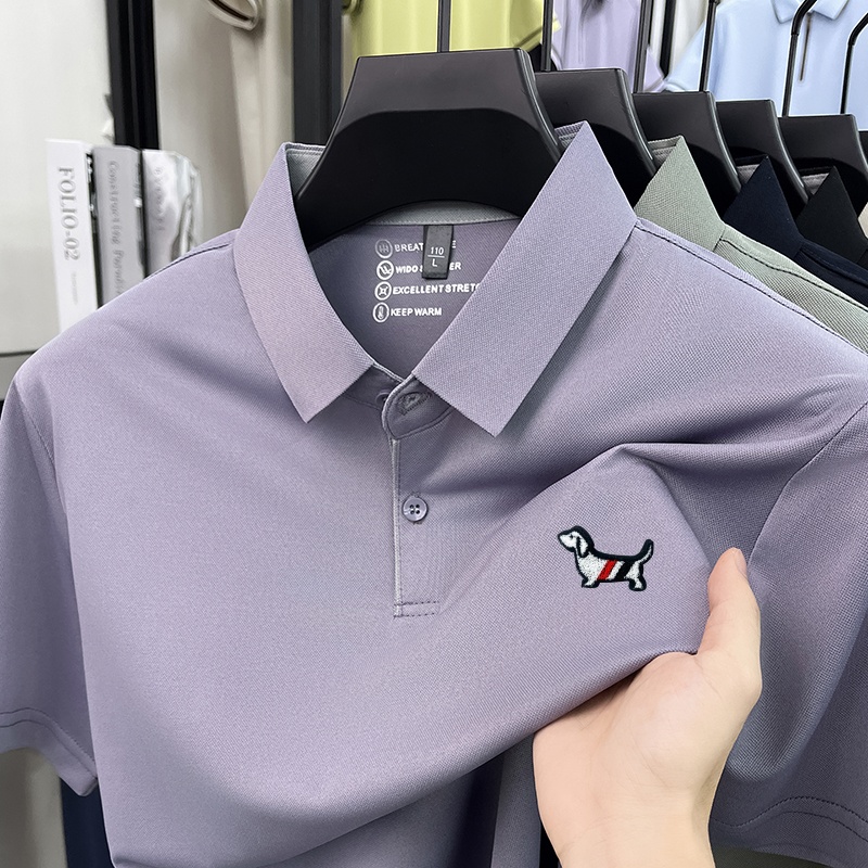メンズ半袖ポロシャツ ポリエステル スパンデックス ピケ ダ - Polo Shirt Pique のレビューと価格