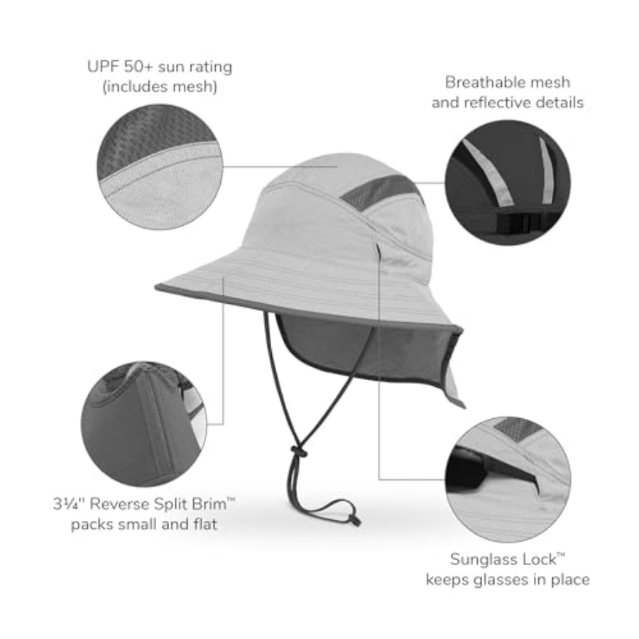 ウルトラアドベンチャーハット - UPF 50+ 日よけ帽子 - Packable Hat Nylon のレビューと価格