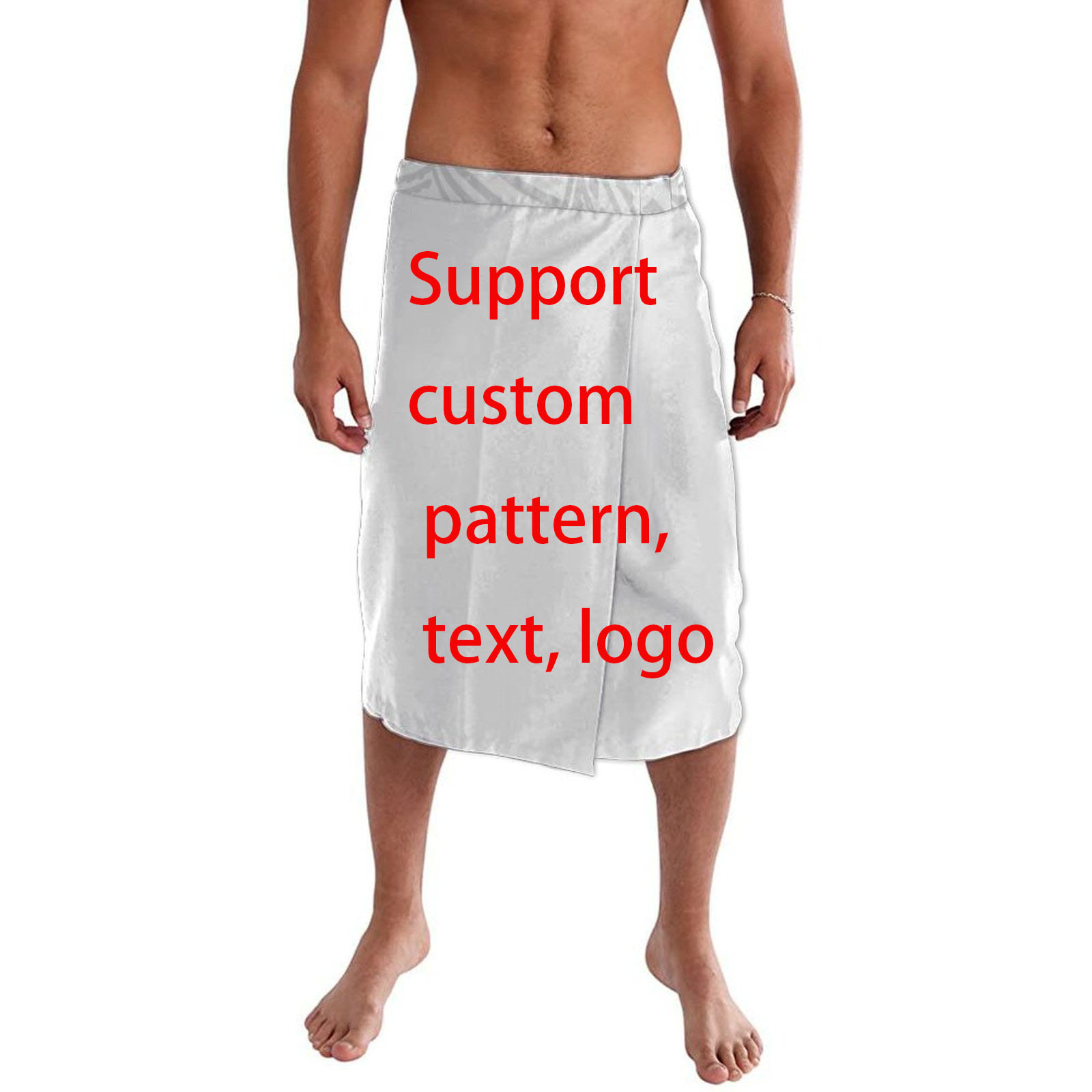 ポリネシア諸島の伝統的な男性用ワンピースラップドレス、サモア - Sarong Men Wrap のレビューと価格