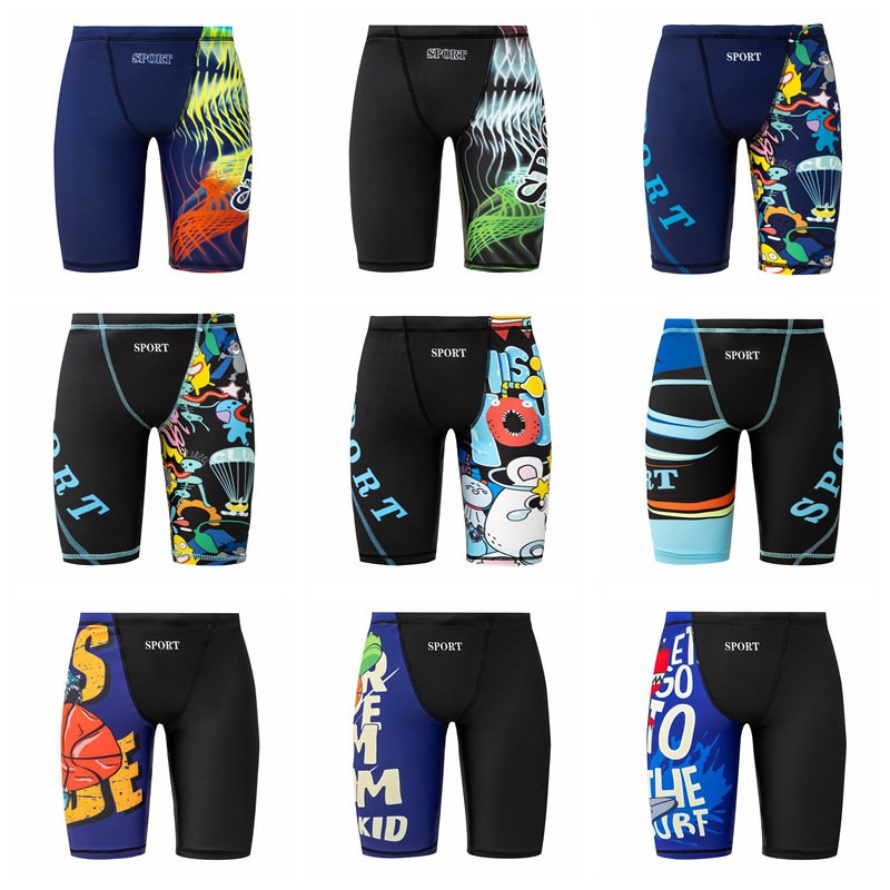 男性水泳パンツ 2026 新しい漫画高ストレッチティーン速乾 - Swim Trunk Quick Dry のレビューと価格