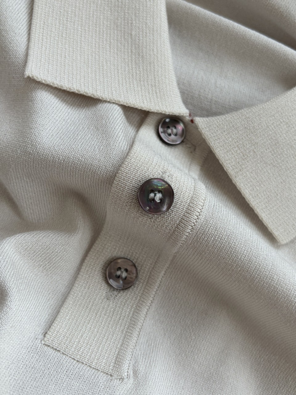 メンズオールドマネースタイル高級ピケメッシュニットソフトドロ - Polo Shirt Pique のレビューと価格
