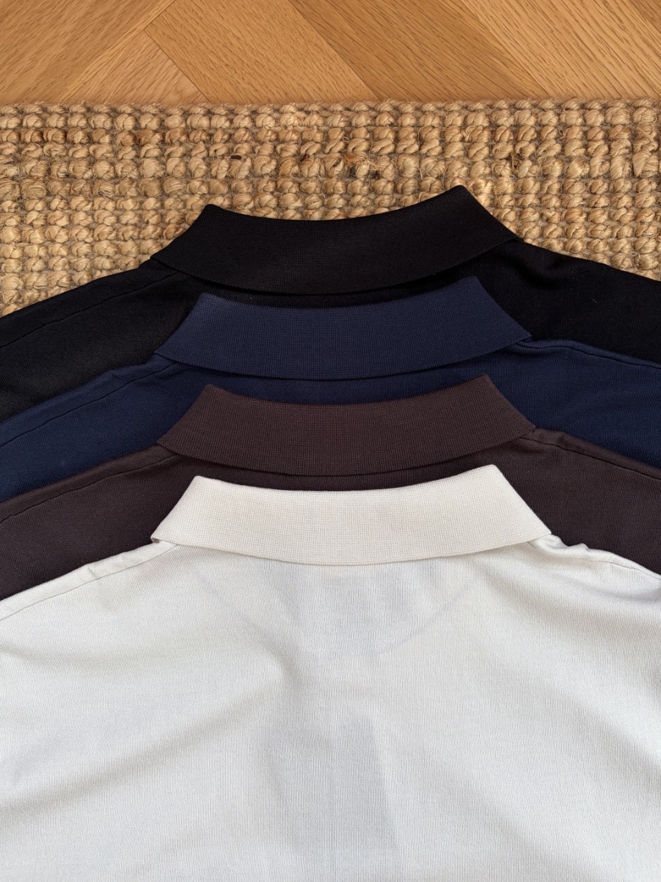メンズオールドマネースタイル高級ピケメッシュニットソフトドロ - Polo Shirt Pique のレビューと価格
