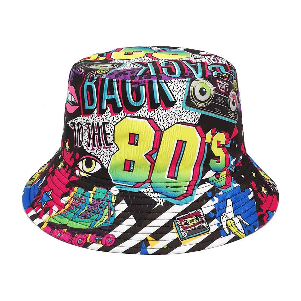 レトロな80年代90年代のヴィンテージバケットハット、男女兼 - Packable Hat Nylon のレビューと価格