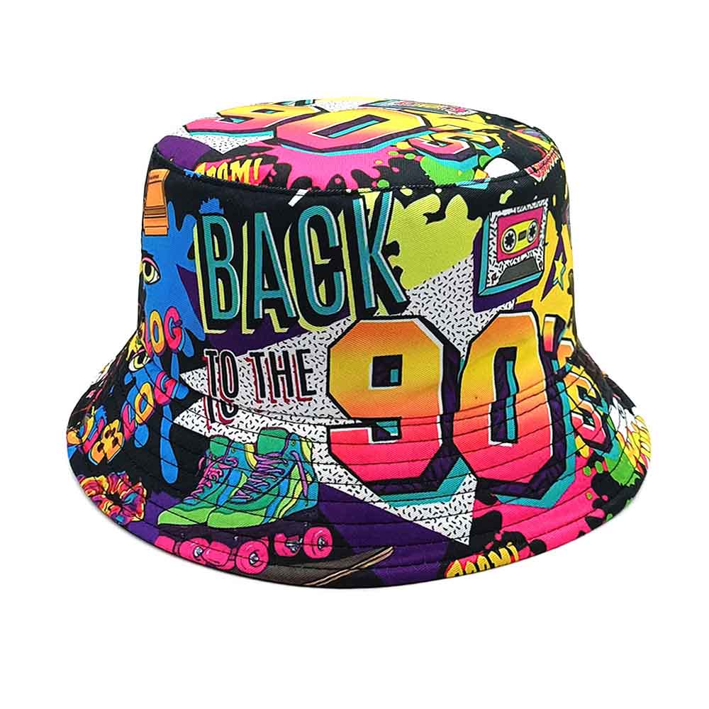 レトロな80年代90年代のヴィンテージバケットハット、男女兼 - Packable Hat Nylon のレビューと価格